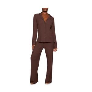 Skims ribbed pajama set